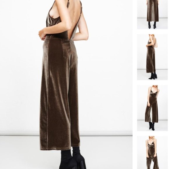 MPC Green Velvet Jumpsuit - Picture 3 of 4